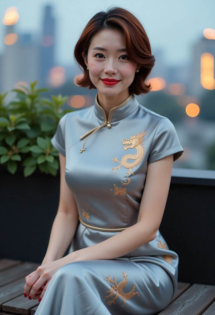 几位动画角色并肩